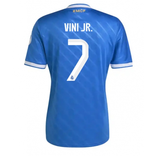 Billige Fotballdrakt Real Madrid Vinicius Junior #7 Replika Tredjedrakt 2025-26 Kortermet Billige Fotballdrakt Real Madrid Vinicius Junior #7 Replika Tredjedrakt 2025-26 Kortermet